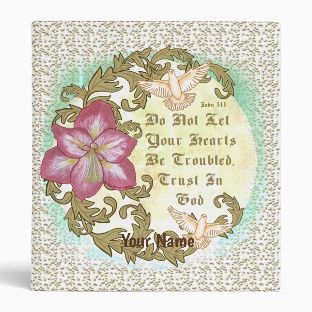 Amaryllis Christian trust god Binder (Front)