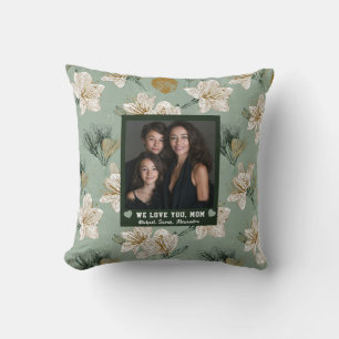 Amaryllis First Time Mom Cozy Home Romantic Throw Pillow
