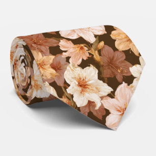 Amaryllis Floral Brother Modern Wedding  Tie