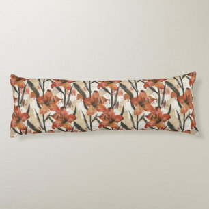 Amaryllis Floral Floor Décor Classic Pregnancy Body Pillow