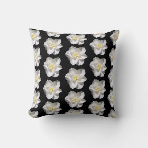 Amaryllis Flowers Throw Pillow