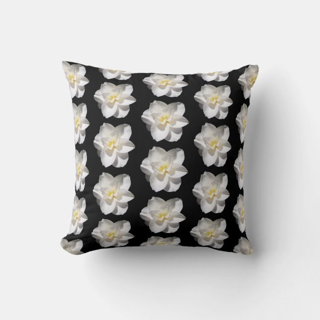 Amaryllis Flowers Throw Pillow (Front)