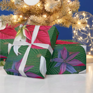 Amaryllis Flowers Wrapping Paper