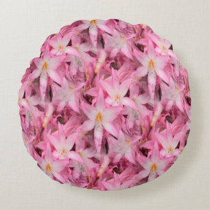 Amaryllis Galore....... Round Pillow
