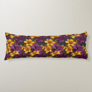 Amaryllis Garden Home Styling Elegant Memory Foam Body Pillow