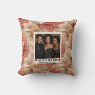Amaryllis Godmother New Mom Bedroom Decor Unique Throw Pillow