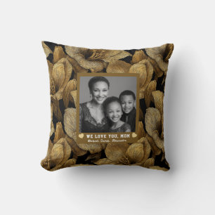Amaryllis Happy Mothers Day Room Decor Cottagecore Throw Pillow