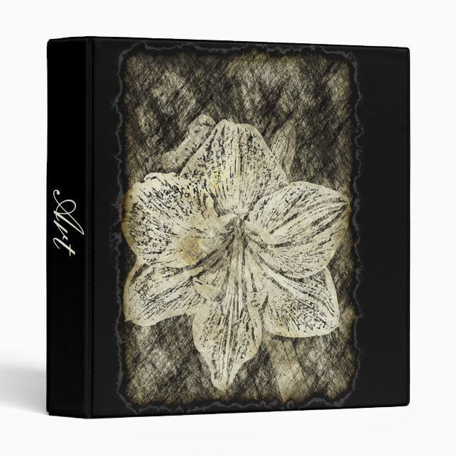 Amaryllis Old Time Sketch Binder (Front/Spine)