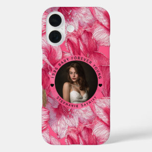Amaryllis Petal Milestone Birthday Beautiful iPhone 16 Case
