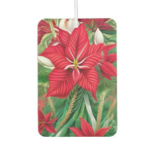 Amaryllis Poinsettia Hybrid AI Art  Air Freshener