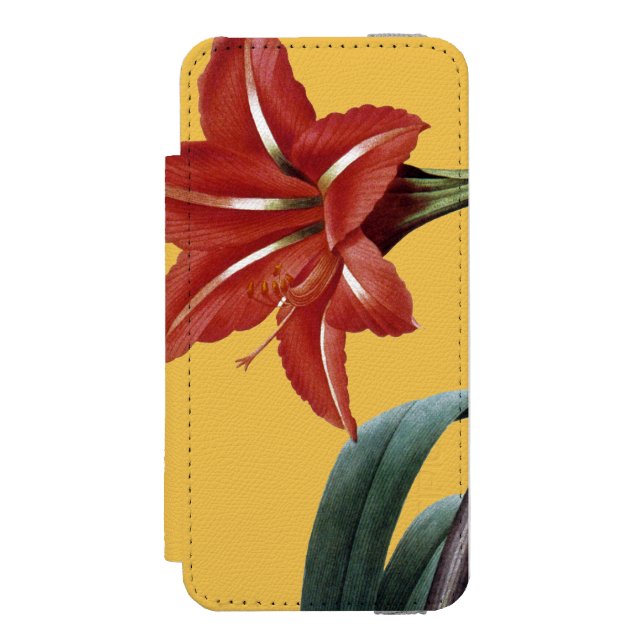 Amaryllis Striped Incipio iPhone Wallet Case (Folio Front)