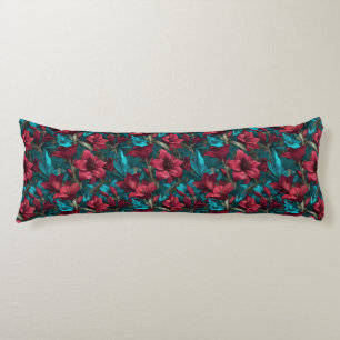 Amaryllis Texture Rustic Decor Victorian Memory Fo Body Pillow