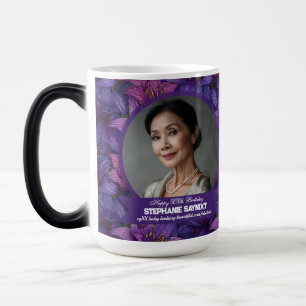 Amaryllis Theme Women Birthday Presents For Mother Magic Mug
