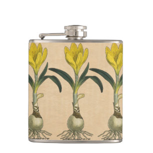 Amaryllis Tulip Botanical Garden Flower Hip Flask