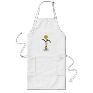 Amaryllis Tulip Botanical Garden Flower Long Apron