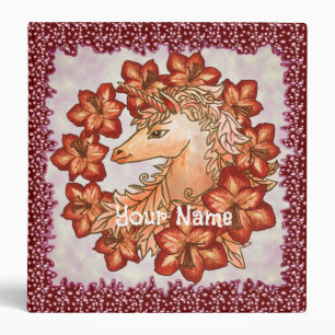 Amaryllis Unicorn binder
