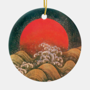 AMATERASU , SUN GODDESS CERAMIC ORNAMENT