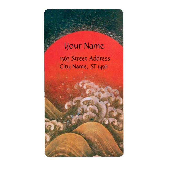 AMATERASU , SUN GODDESS Red Black Brown (Front)