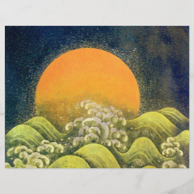 AMATERASU , SUN GODDESS , yellow green black (Front)