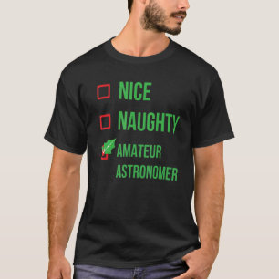 Amateur Astronomer Funny Pajama Christmas T-Shirt