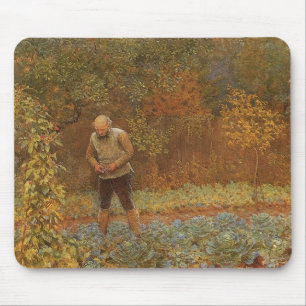 Amateur (Coachman & Cabbages) by Frederick Walker Mouse Pad