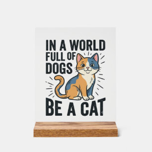 Amateur de chat vintage Soyez un graphisme de chat