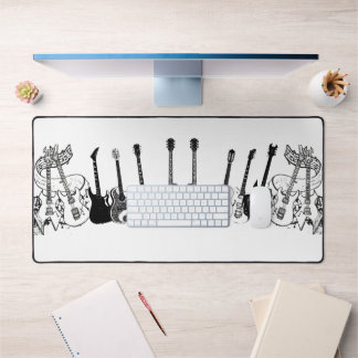 Amateur de guitare Desk Mat