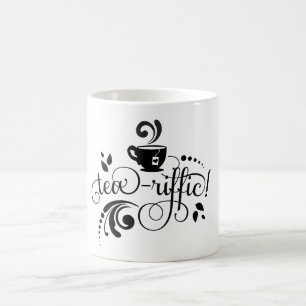 Amateur de thé, Buveur de thé, Tasse à thé, Typogr