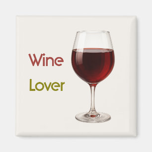 Amateur de Vin Magnet Moderne de Thanksgiving