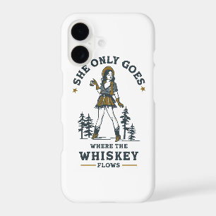 Amateur de whisky cowgirl western vintage drôle