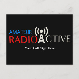 Amateur Radio Active Postcard