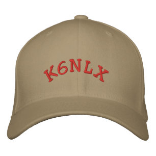 Amateur Radio Call Sign Embroidered Hat