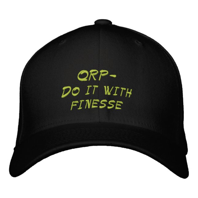 Amateur Radio QRP Finesse Casquette (Devant)