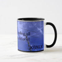 Amateur Radio QST and Callsign Mug