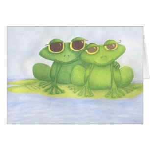Amateurs adorables de grenouilles