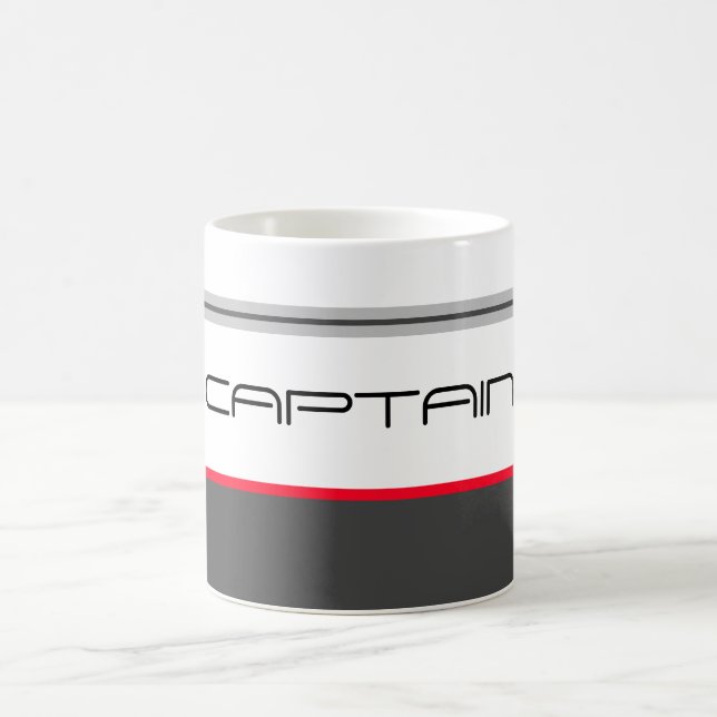 Amateurs de bateaux à moteur Capitaine Mug (Centre)