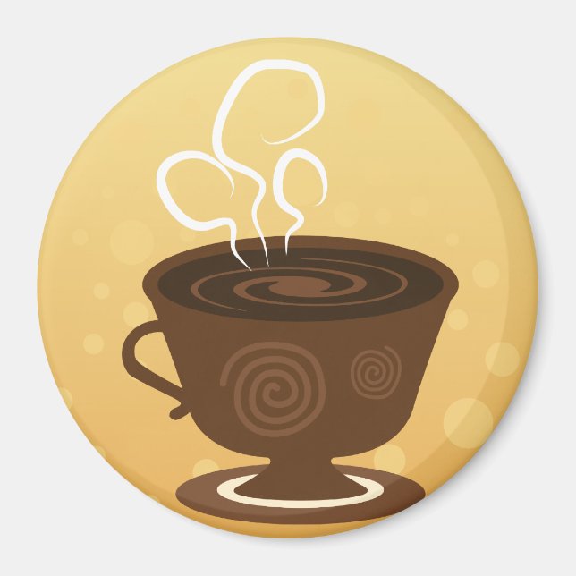 Amateurs de café Aimant frigo (Devant)