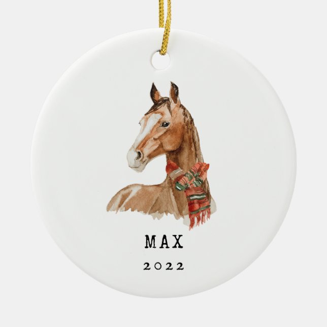 Amateurs de chevaux Ornement commémoratif (Devant)