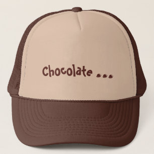 Amateurs de chocolat casquette avec bonbons au cho