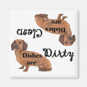 Amateurs de Dachshund Lave-vaisselle Magnet