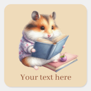 Amateurs de livres hamster mam ajouter Sticker Car