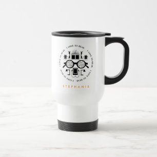 Amateurs de livres Lecture Objets Motif Voyage Mug