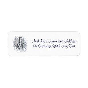 Amateurs de musique Treble Clef Design