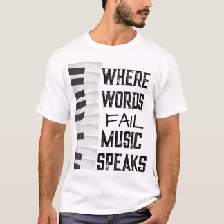 Amateurs de musique Tshirt Thème Cadeau Tee
