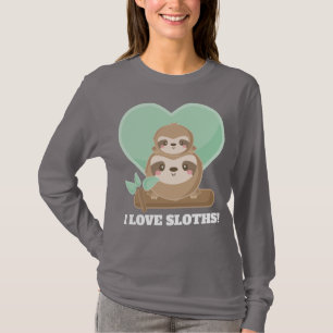 Amateurs de paresse mignonne ajouter un t-shirt de