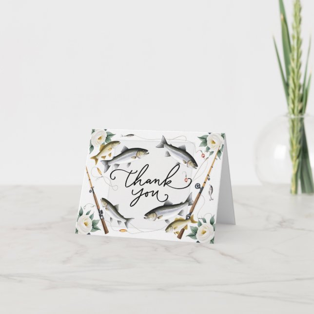 Amateurs de pêche Merci avec des poissons et des f (Devant)