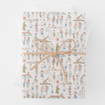 Amateurs de plage ✨ Papier à envelopper