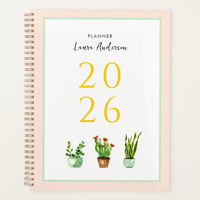 Amateurs de Plante personnalisé 2023 Planner (Devant)