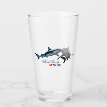 Amateurs de requins mignons Verre de tir