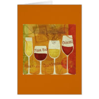 Amateurs de vin Chardonnay, pinot noir, Chianti